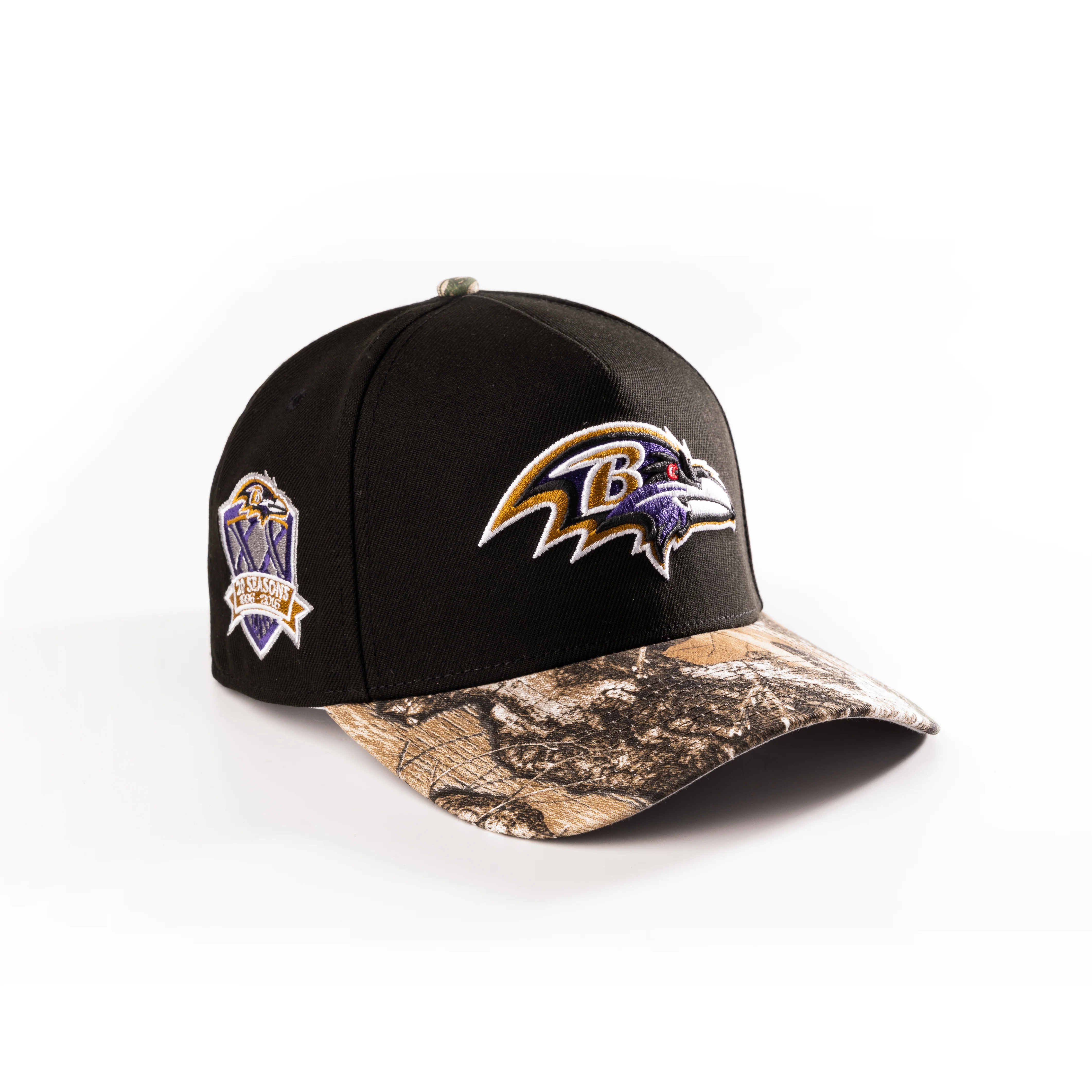 BALTIMORE RAVENS REALTREE 9FORTY A-FRAME SNAPBACK HAT