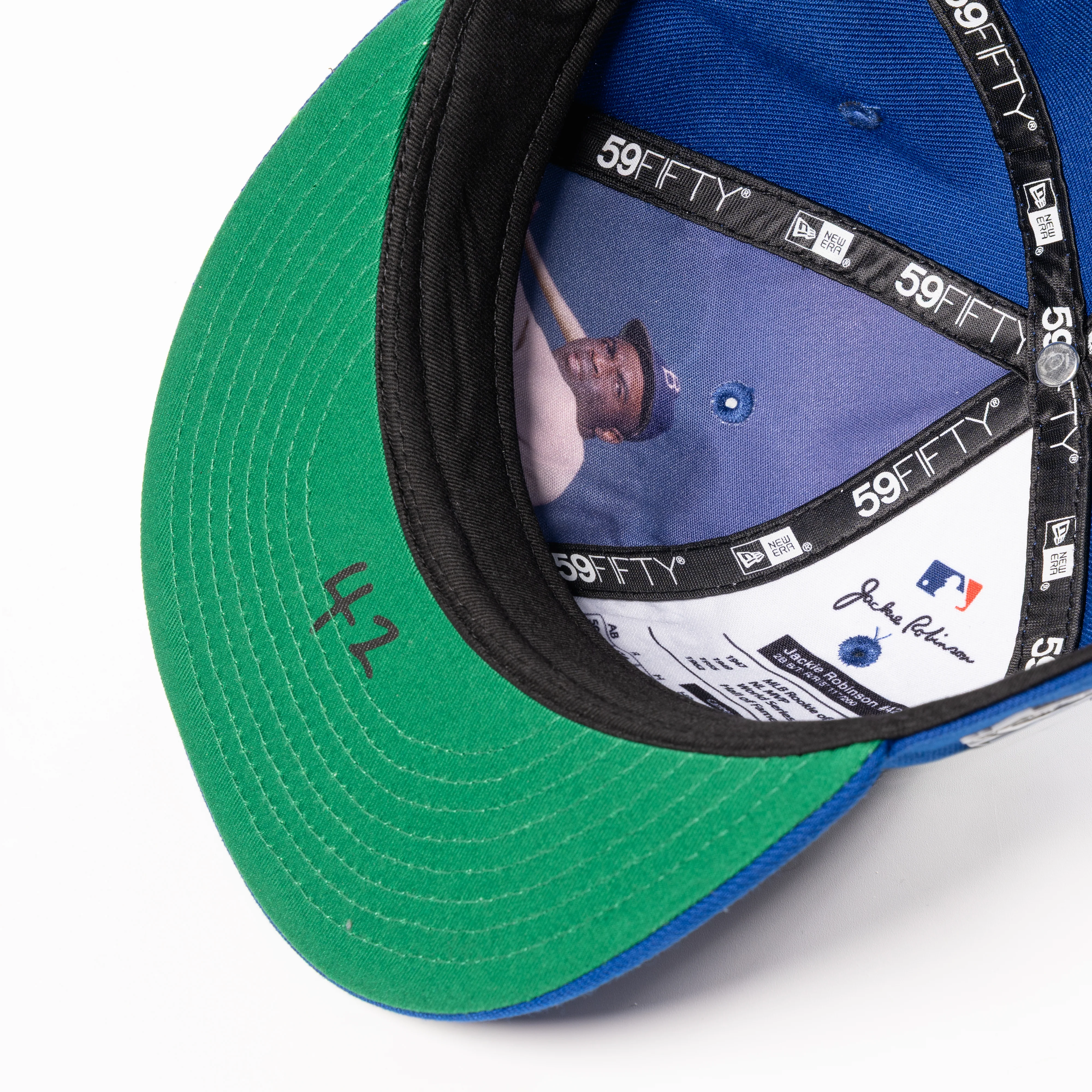 BROOKLYN DODGERS JACKIE ROBINSON 59FIFTY FITTED HAT - Image 6