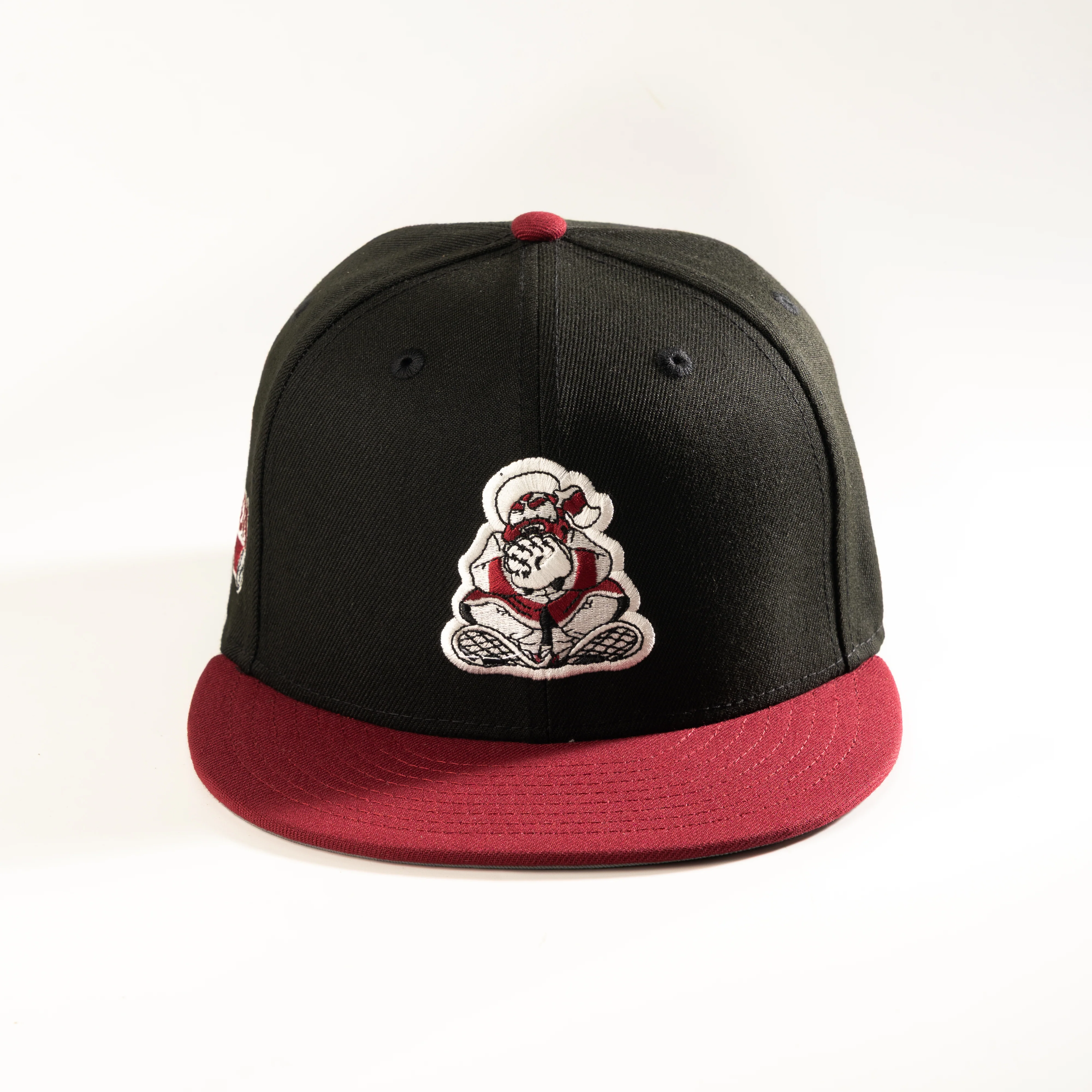 EDMONTON TRAPPERS CARDINAL BLACK 59FIFTY FITTED HAT - Image 2