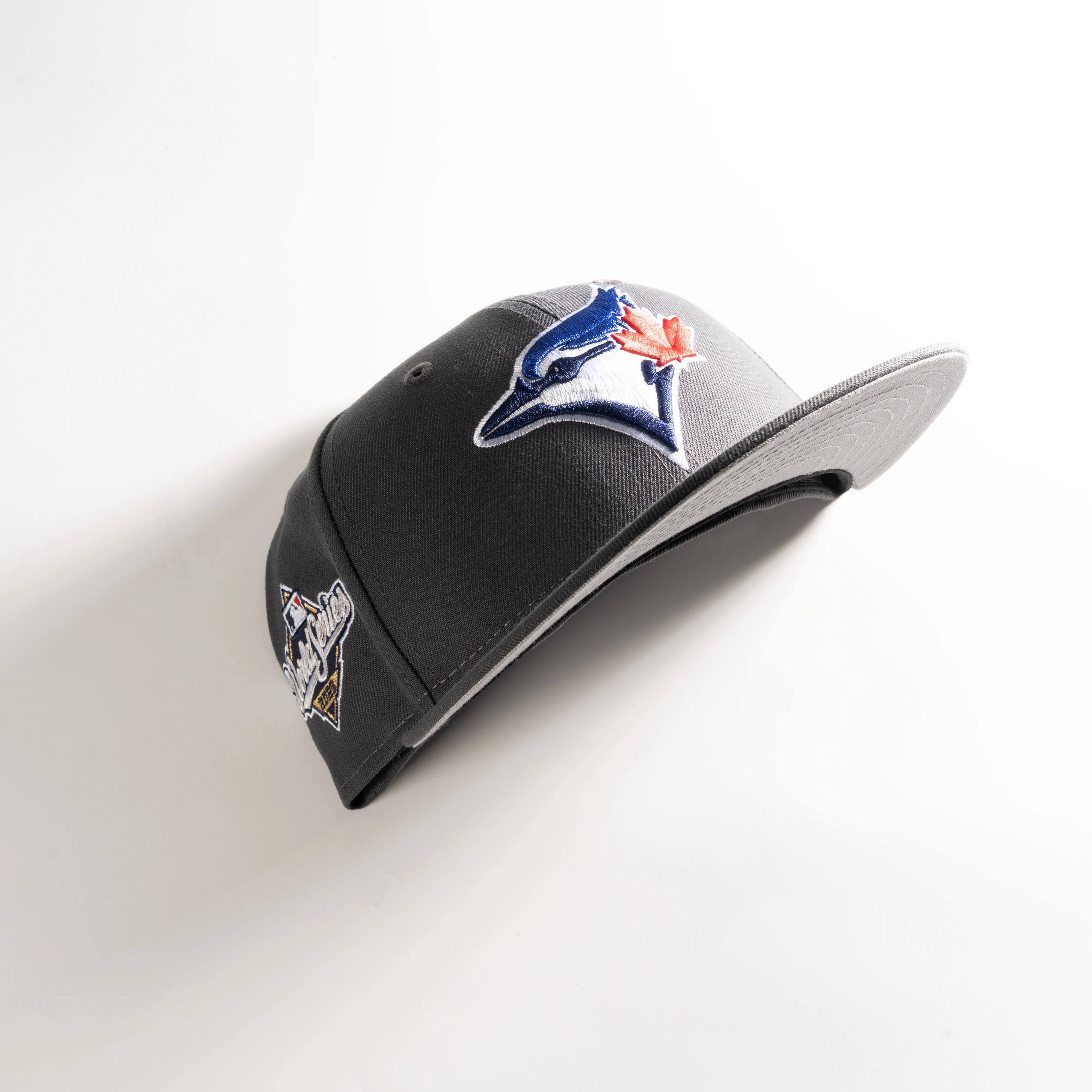 TORONTO BLUE JAYS 2025 WORLD SERIES GRAPHITE V2 59FIFTY FITTED HAT