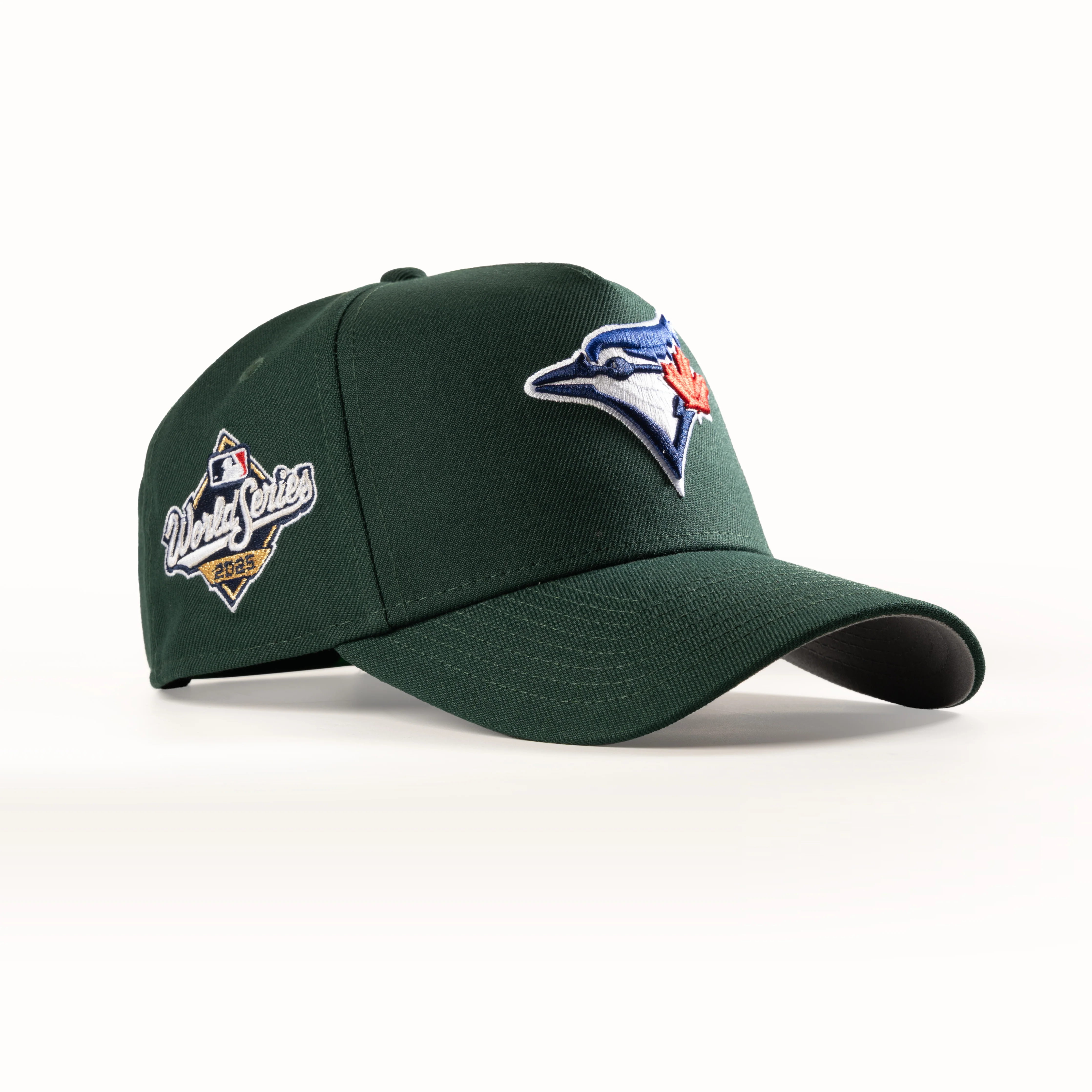 TORONTO BLUE JAYS DARK GREEN 2025 WORLD SERIES 9FORTY A-FRAME SNAPBACK HAT