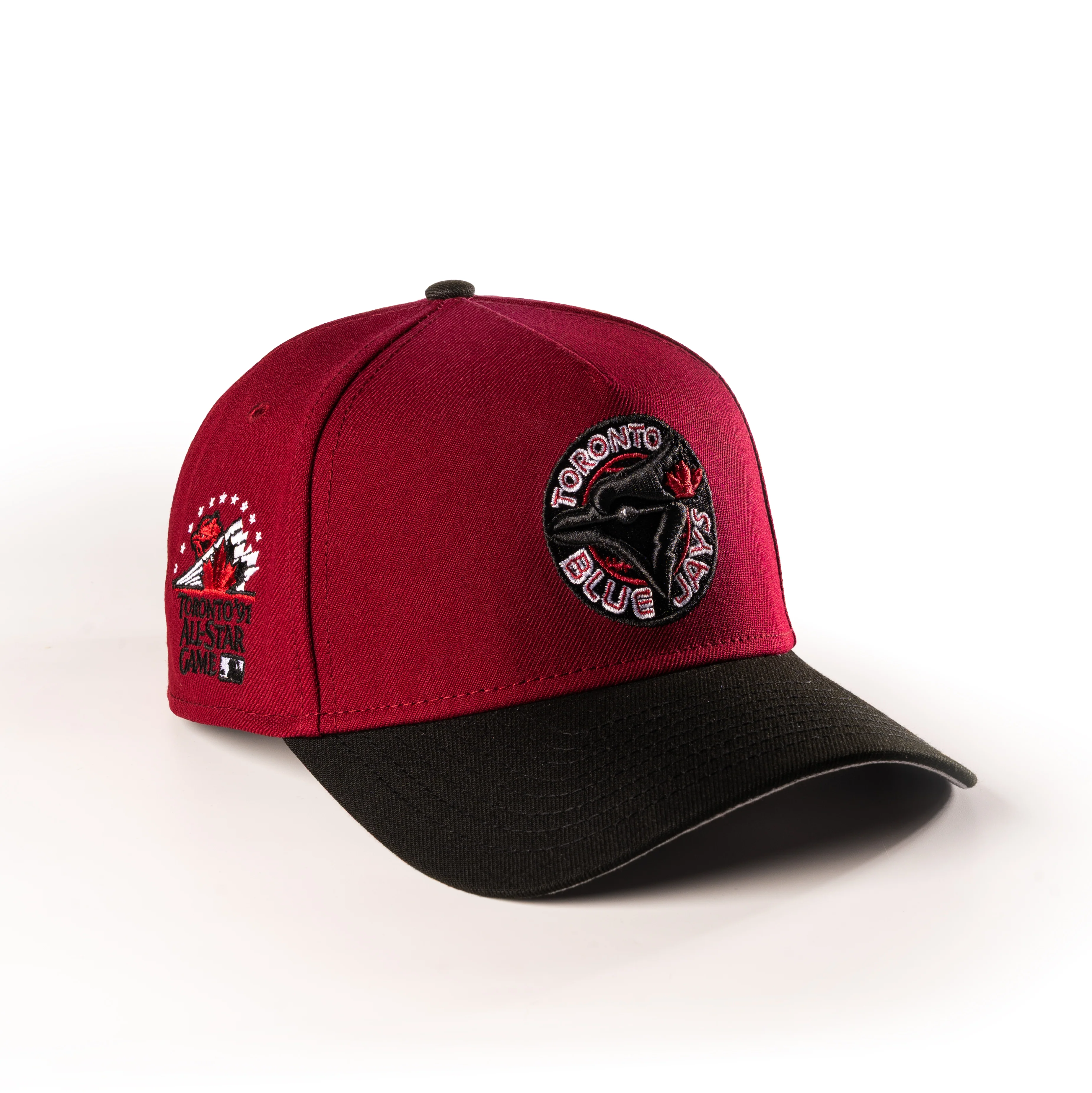 TORONTO BLUE JAYS DOUBLE DOUBLE 9FORTY A-FRAME SNAPBACK HAT