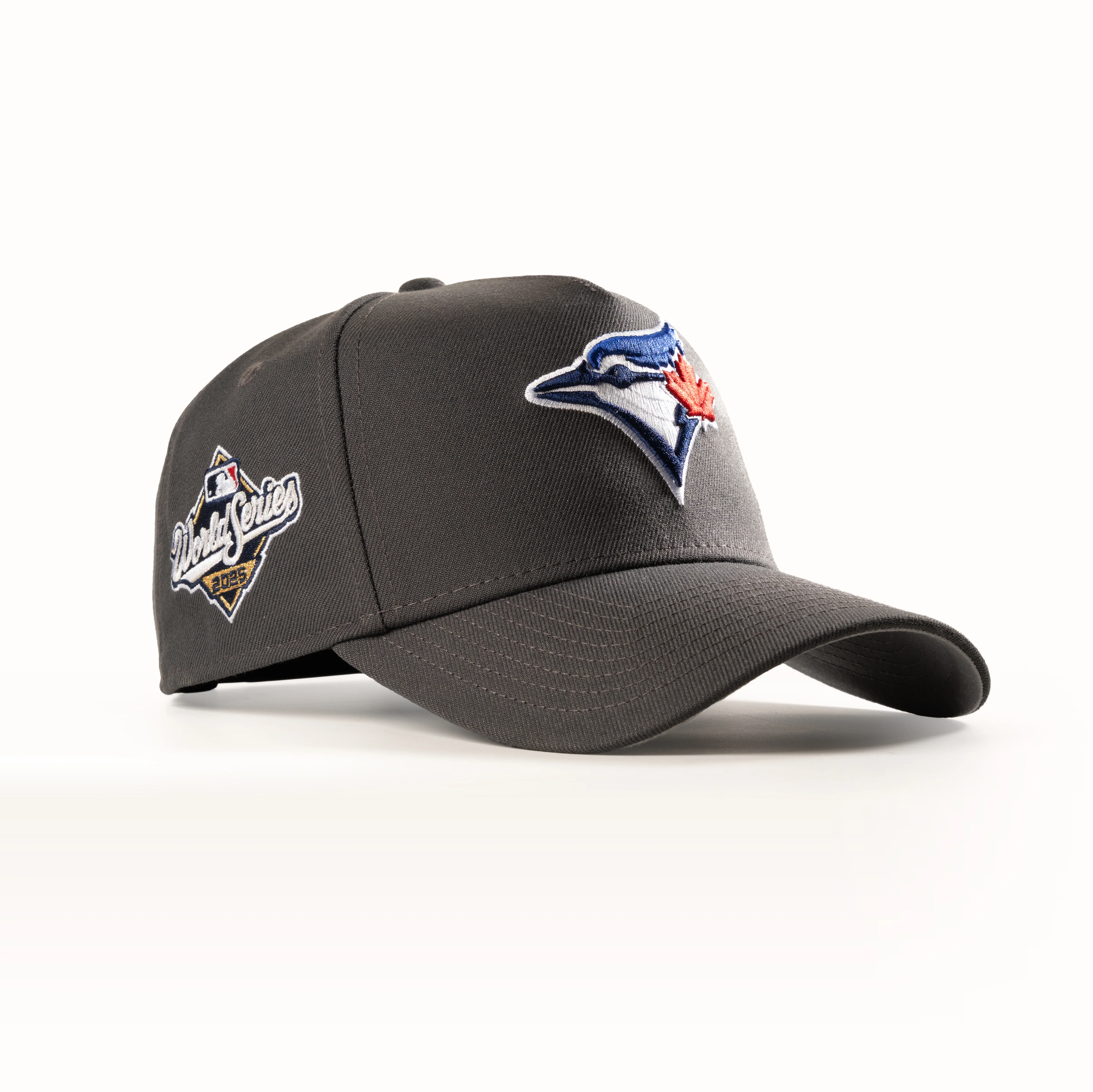 TORONTO BLUE JAYS GRAPHITE 2025 WORLD SERIES 9FORTY A-FRAME SNAPBACK HAT