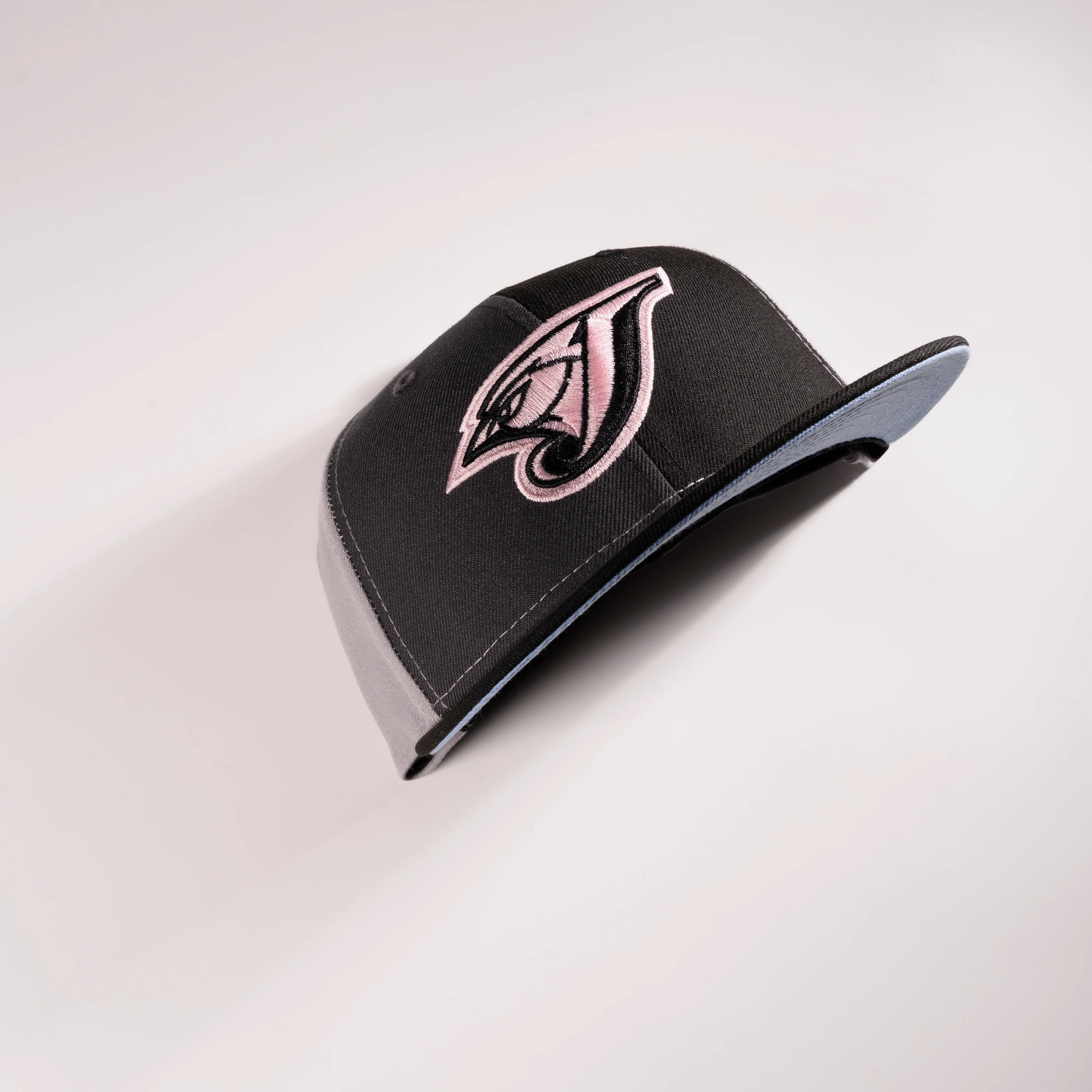 TORONTO BLUE JAYS GREY FOG BLEACHED CORAL 59FIFTY FITTED HAT