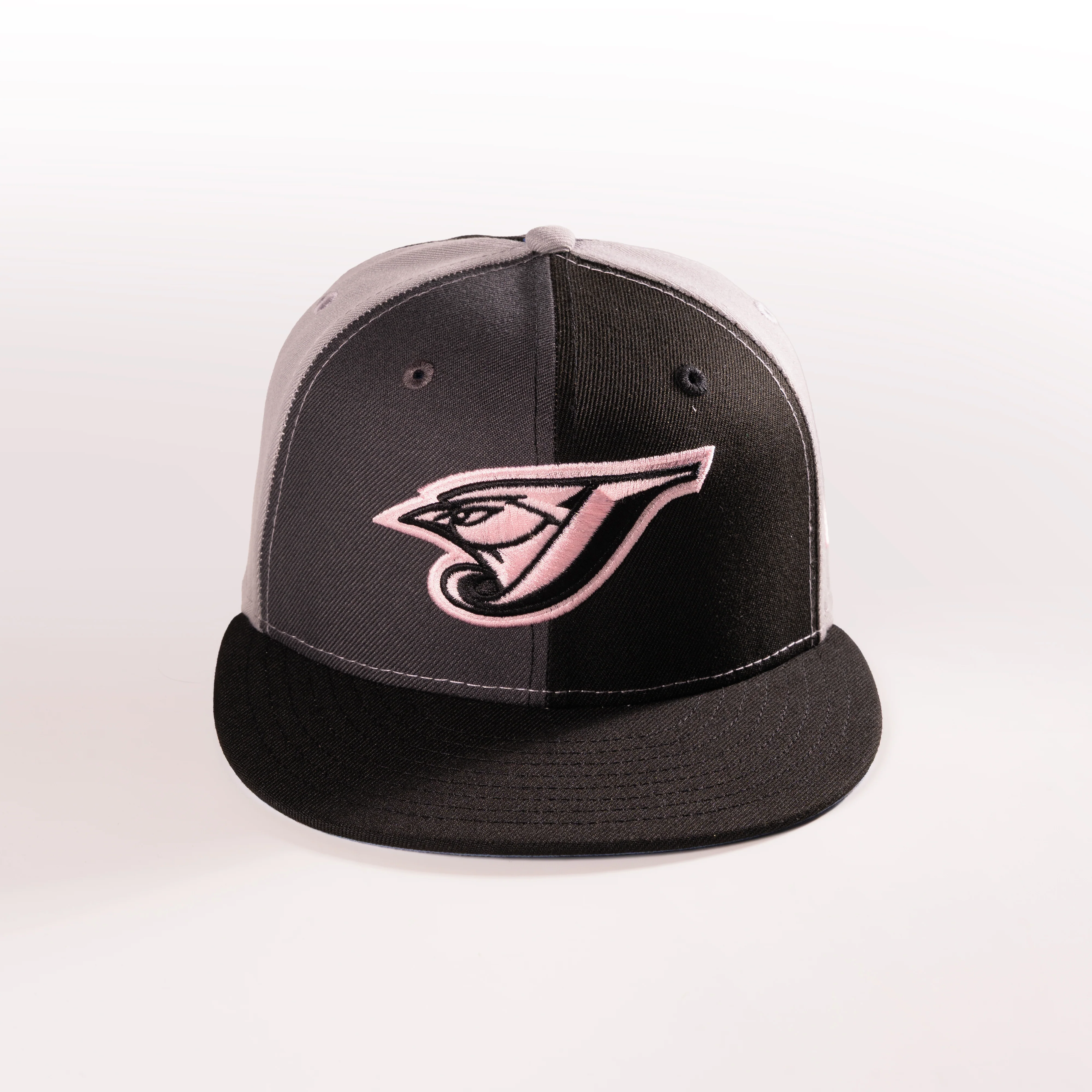 TORONTO BLUE JAYS GREY FOG BLEACHED CORAL 59FIFTY FITTED HAT - Image 2