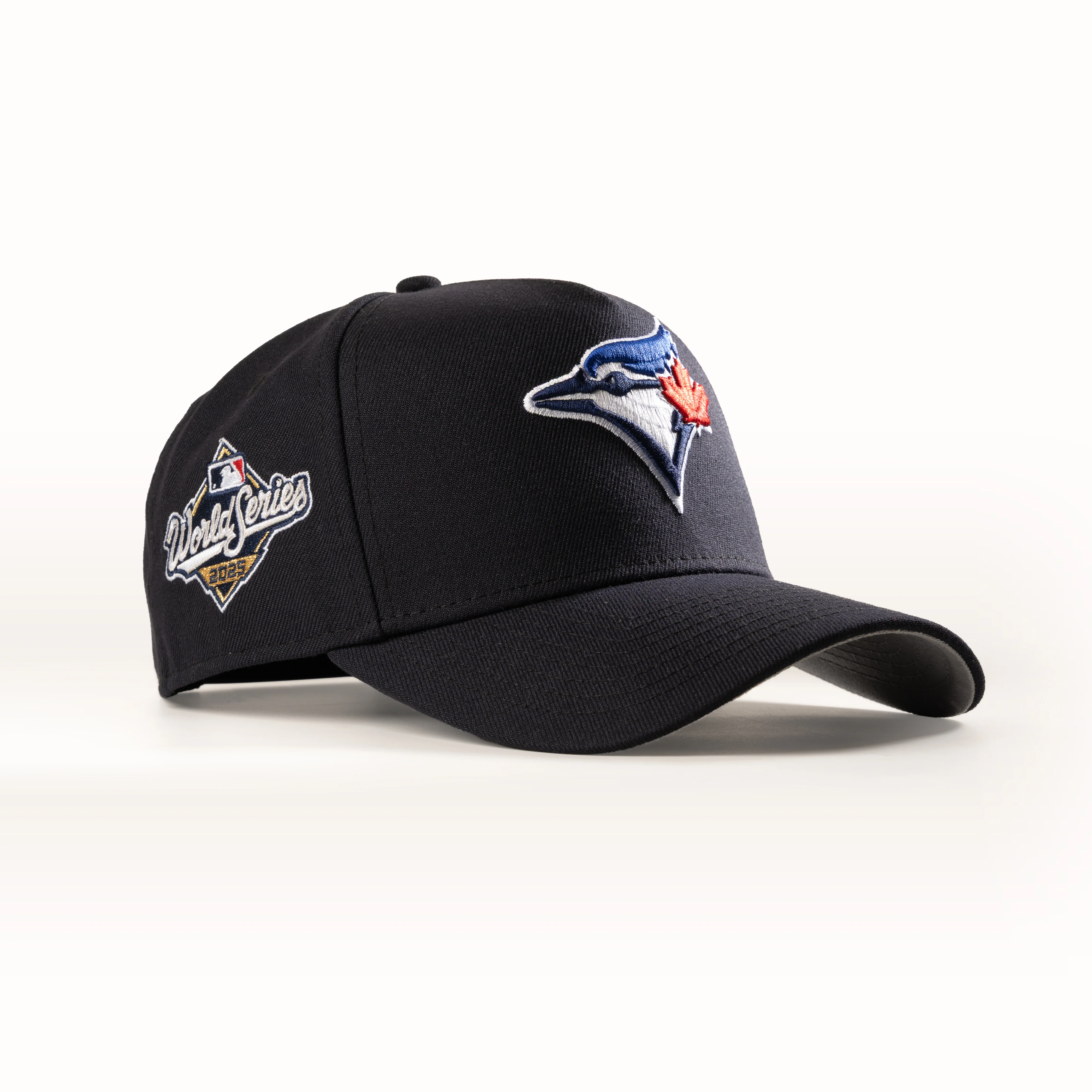 TORONTO BLUE JAYS NAVY 2025 WORLD SERIES 9FORTY A-FRAME SNAPBACK HAT