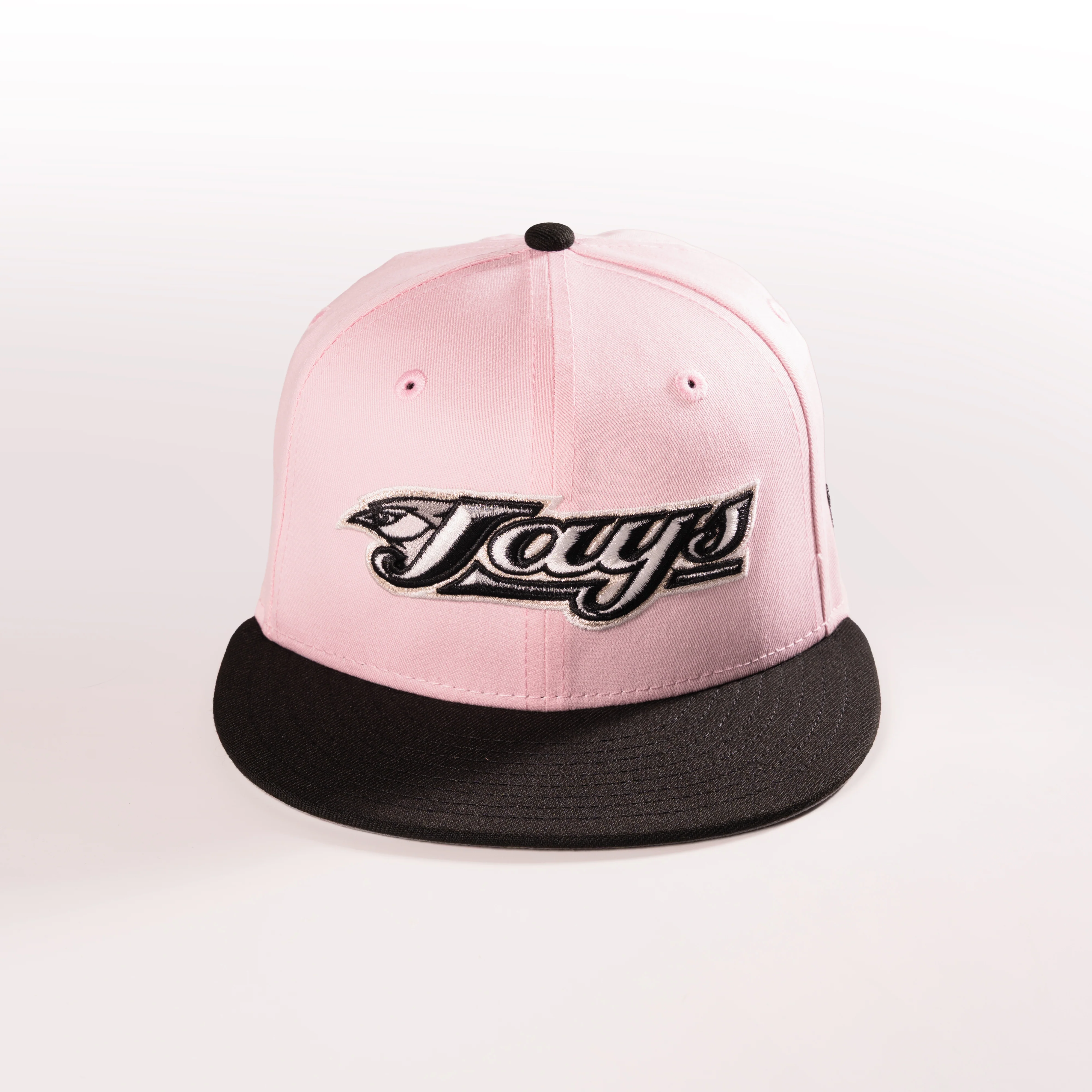 TORONTO BLUE JAYS PINK BUBBLE GUM 59FIFTY FITTED HAT - Image 2