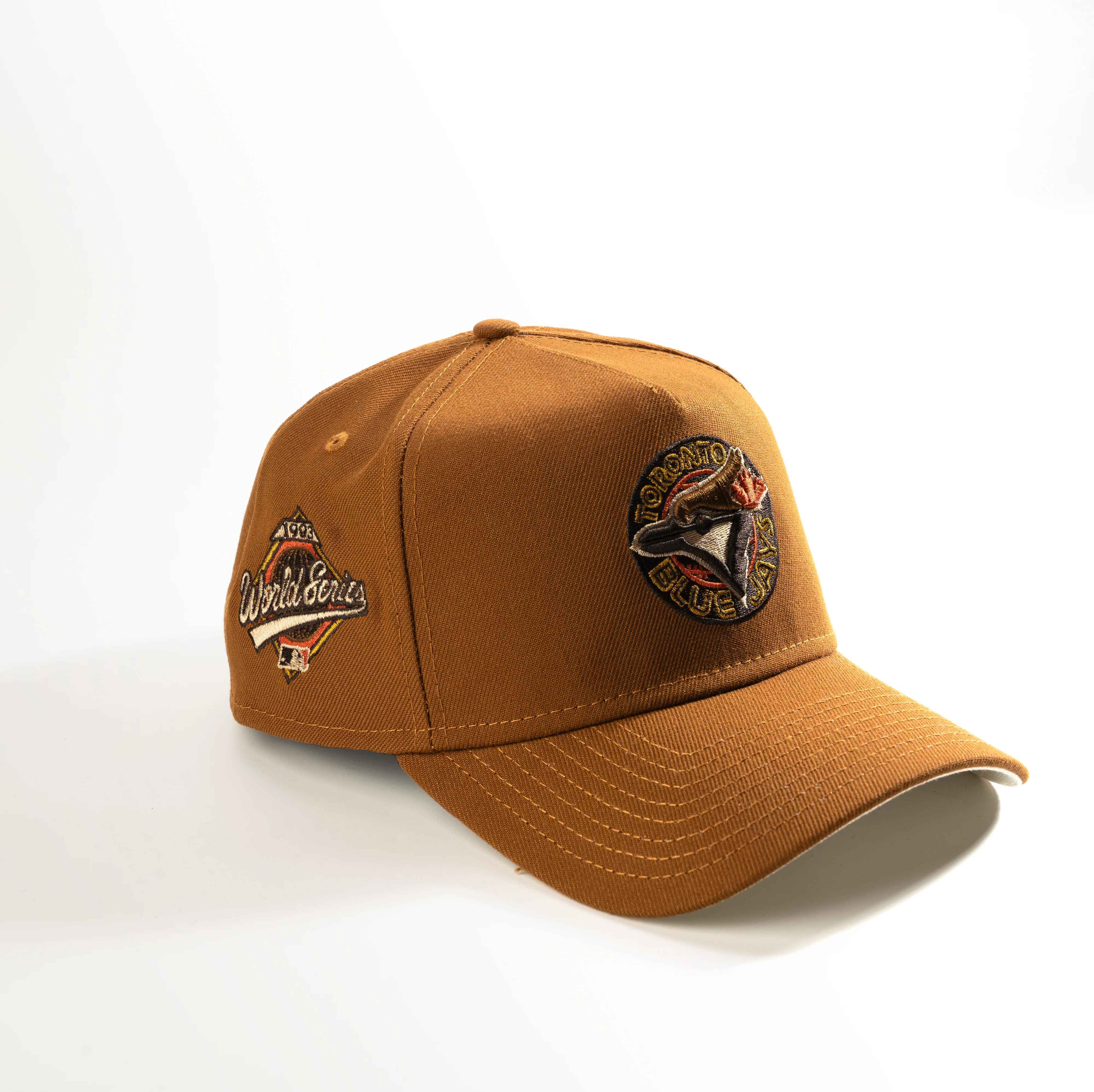 TORONTO BLUE JAYS TOASTED PEANUT 9FORTY A-FRAME SNAPBACK HAT