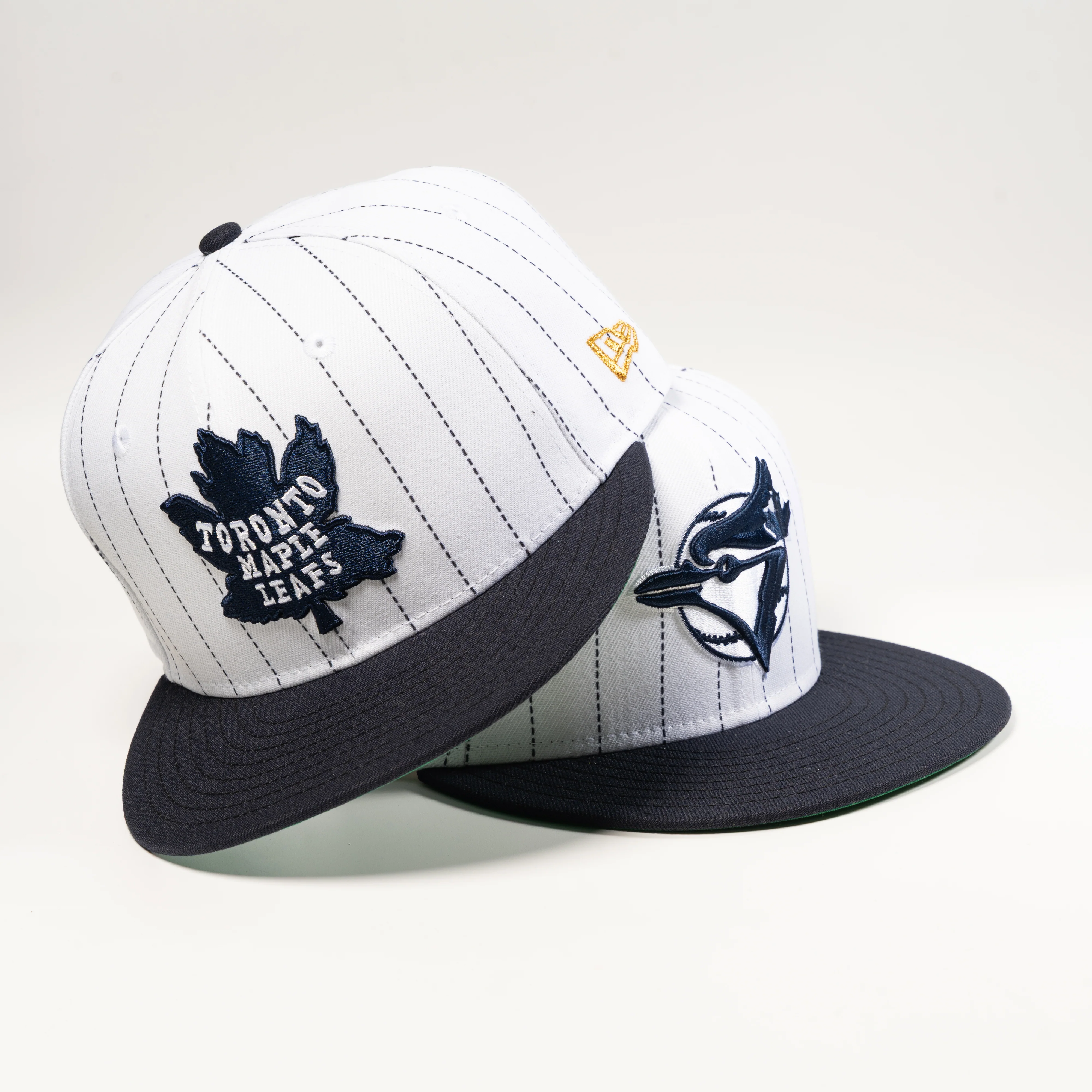TORONTO MAPLE LEAFS PINSTRIPE 59FIFTY FITTED HAT - Image 4