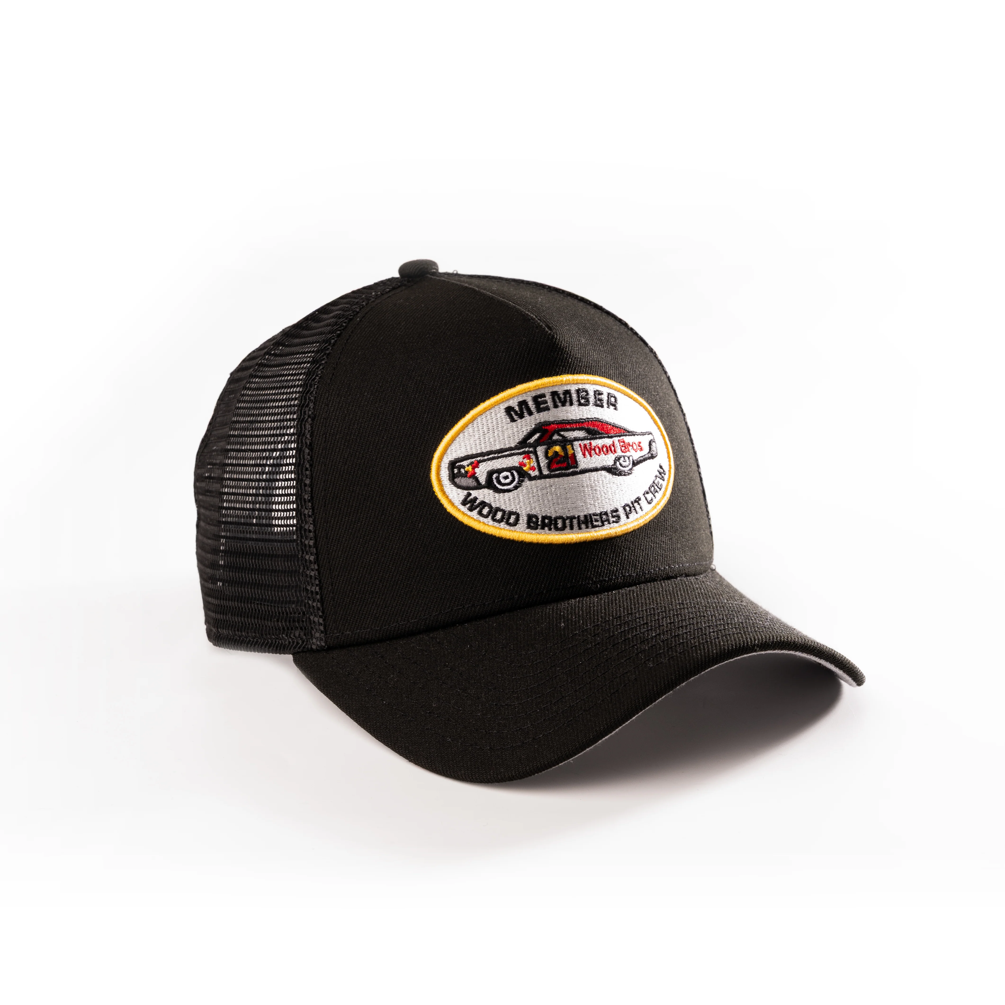 WOOD BROTHERS MESHBACK TRUCKER 9FORTY A-FRAME SNAPBACK HAT